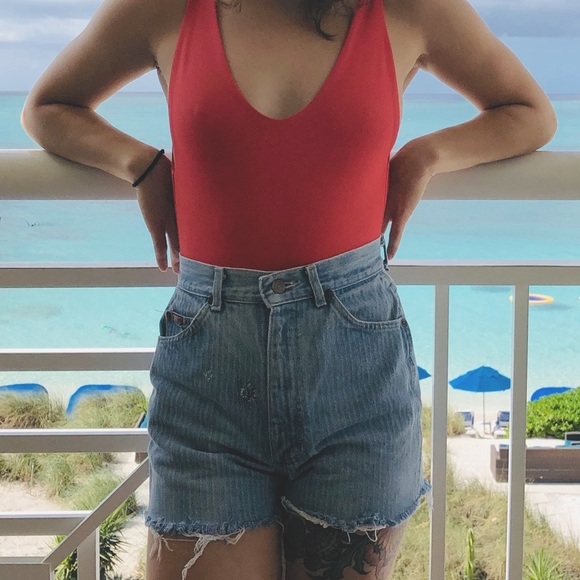 Lee Pants - Vintage High Waisted Denim Lee Shorts